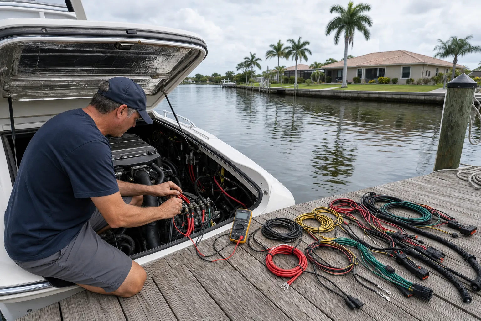 marine electrical repair in Cape Coral, FL