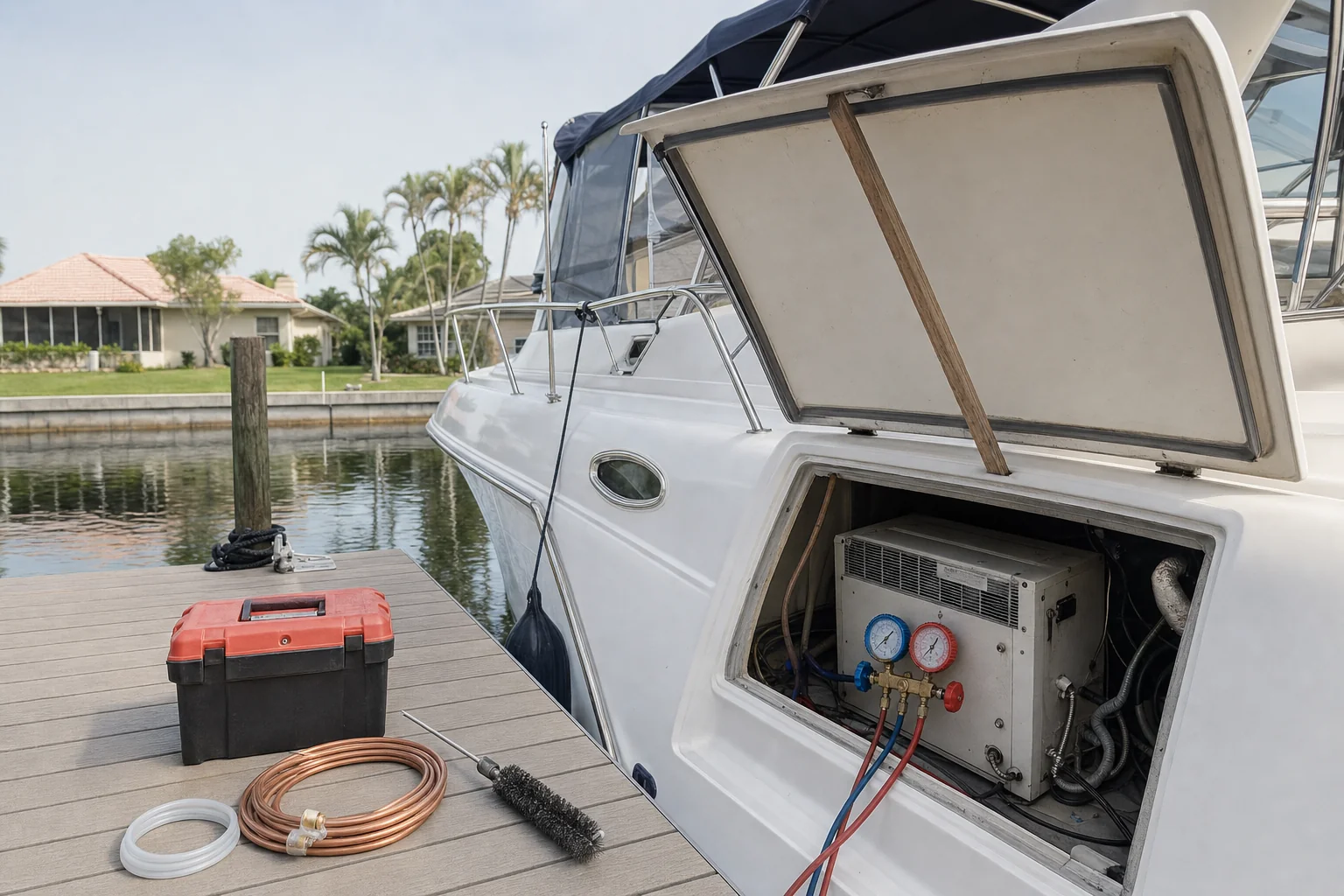 marine ac repair in Cape Coral, FL