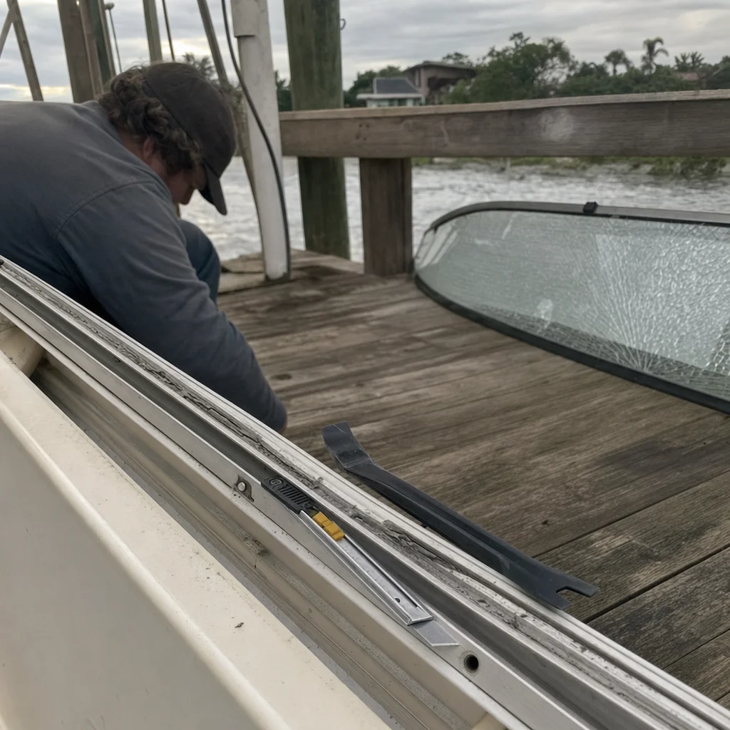 boat windshield replacement in Cape Coral, FL