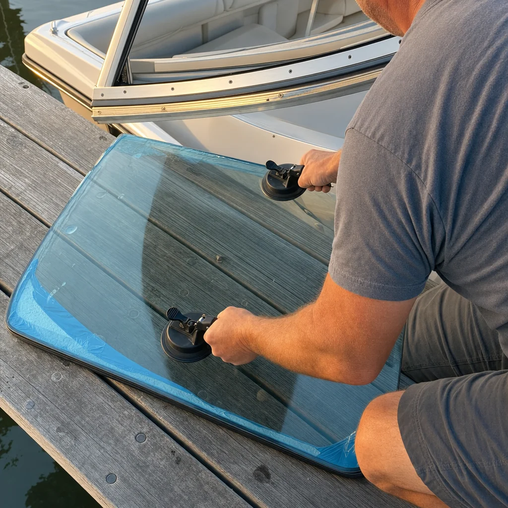 boat windshield replacement in Cape Coral, FL