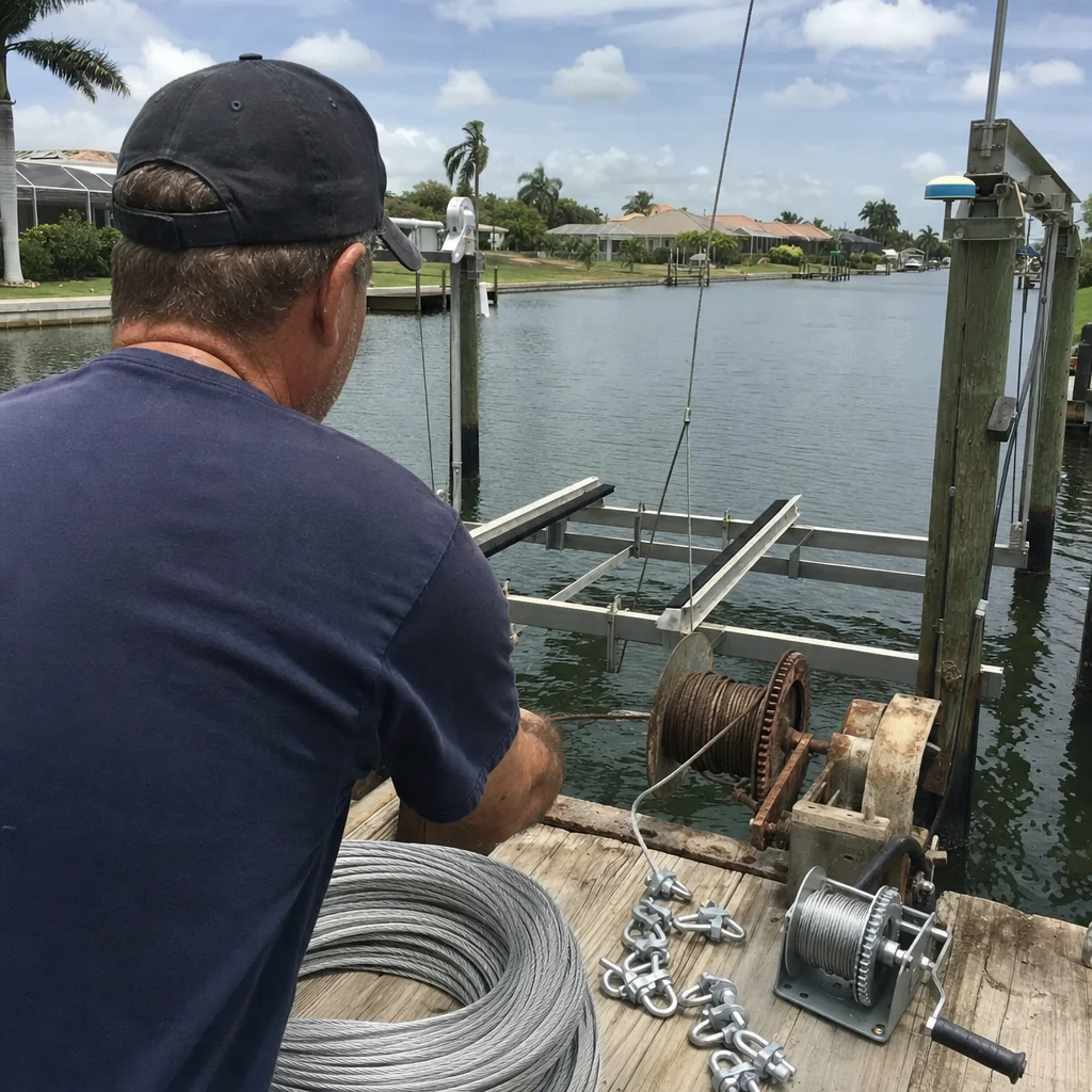 boat lift repair in Cape Coral, FL