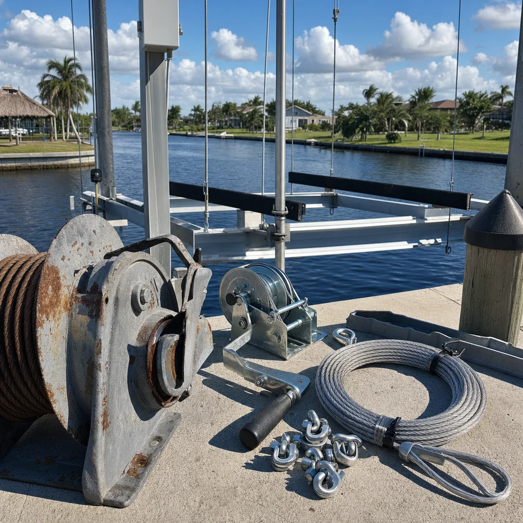 boat lift repair in Cape Coral, FL
