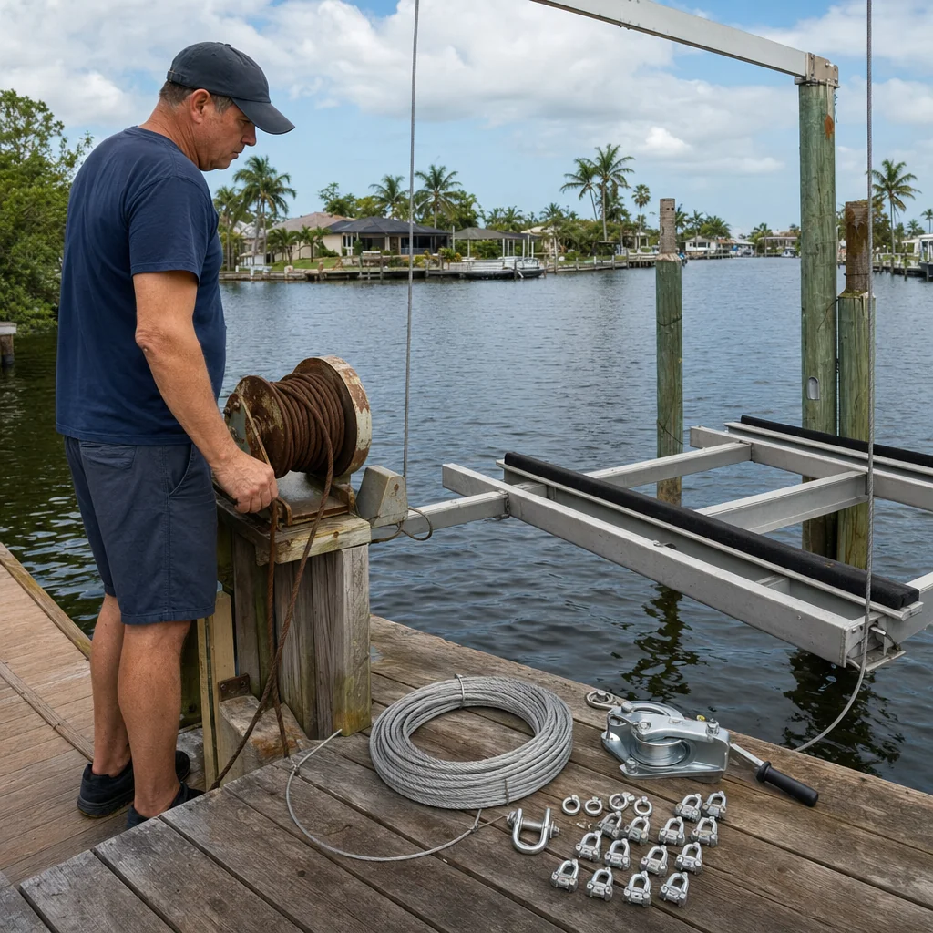 boat lift repair in Cape Coral, FL